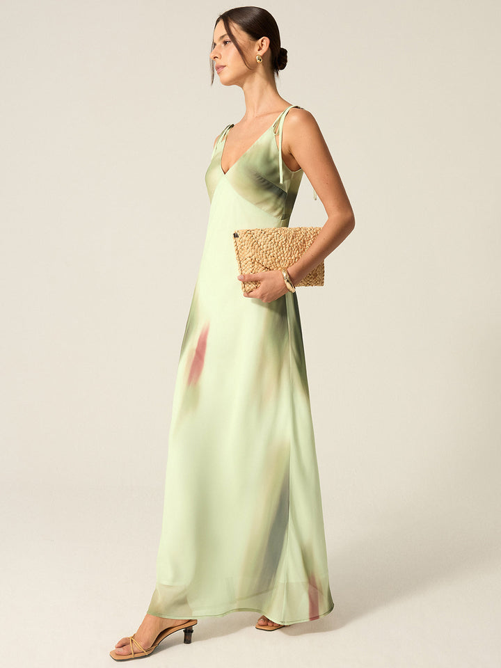 V-Neck Printed Maxi Dress  Liora Lane Boutique Dresses