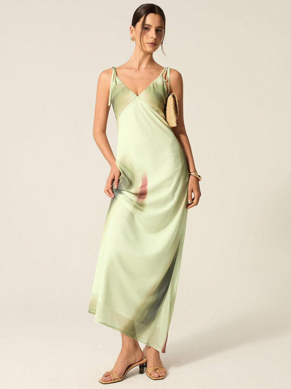 V-Neck Printed Maxi Dress  Liora Lane Boutique Dresses