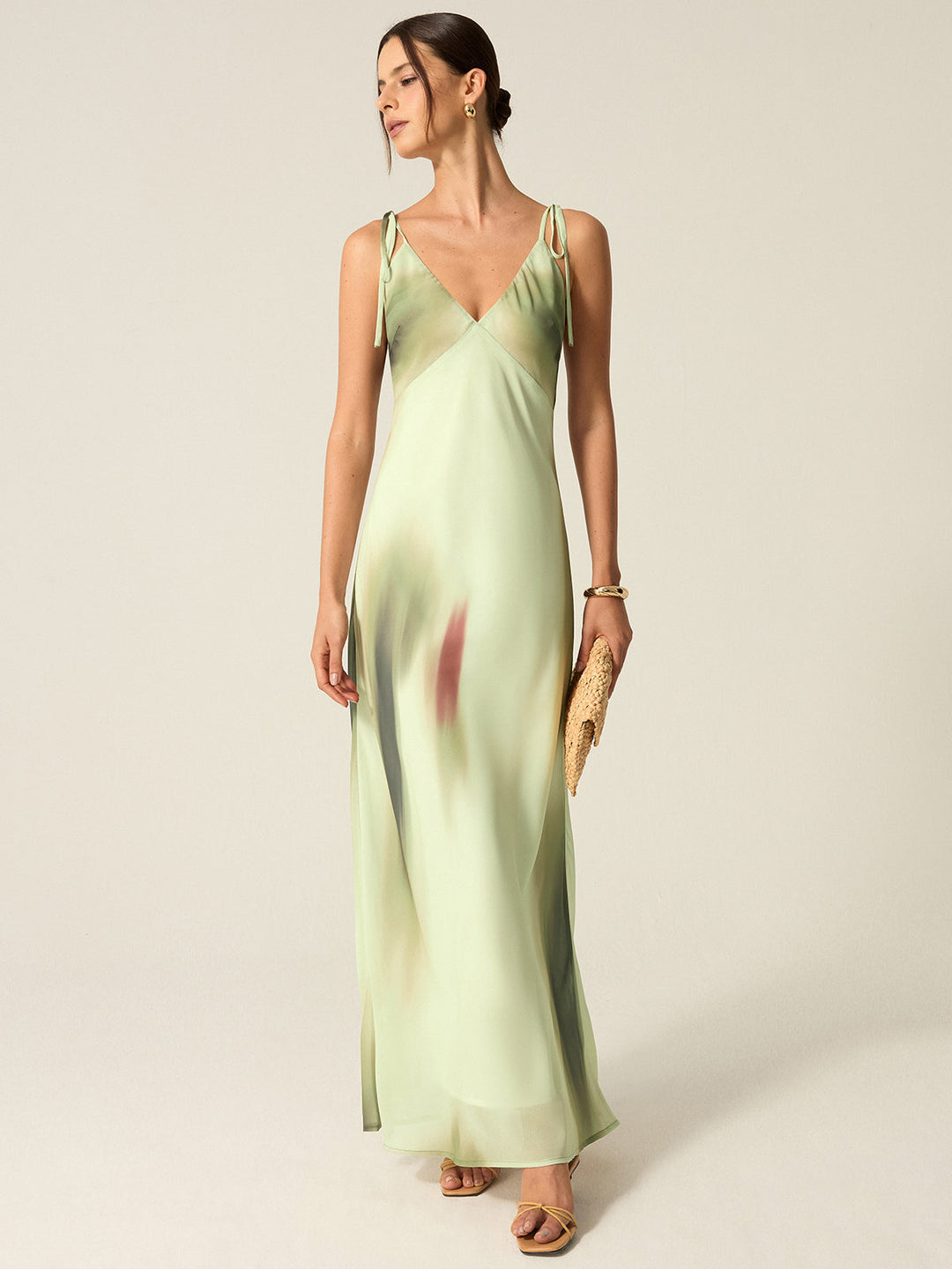 V-Neck Printed Maxi Dress  Liora Lane Boutique Dresses
