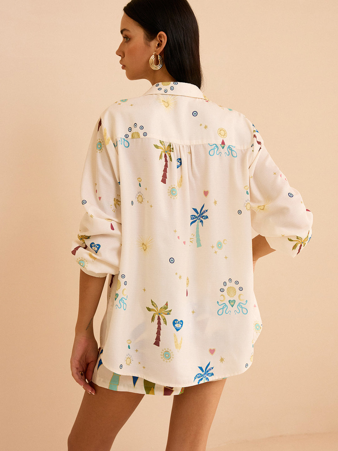 Tropical Print Shorts Set  Liora Lane Boutique Short Sets
