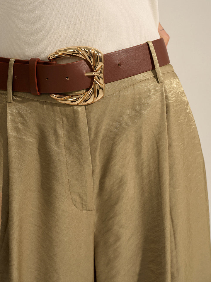 Belted Wide-Leg Pants  Liora Lane Boutique Pants