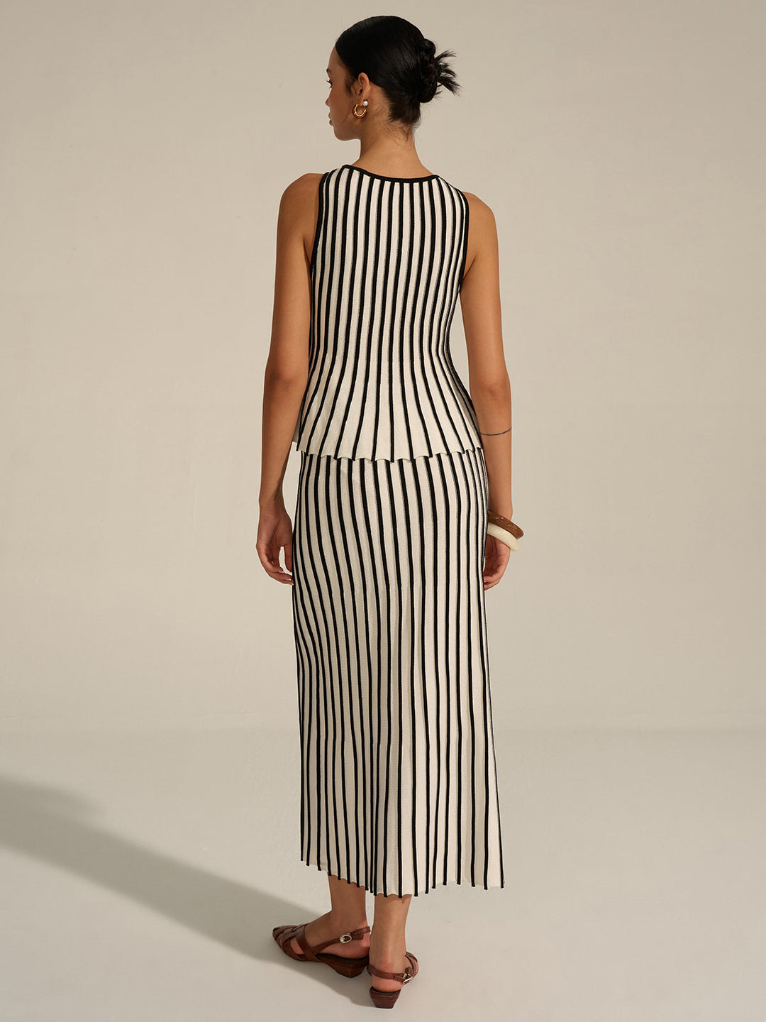 Striped Knit Co-ord Set  Liora Lane Boutique Sweater Co-ords