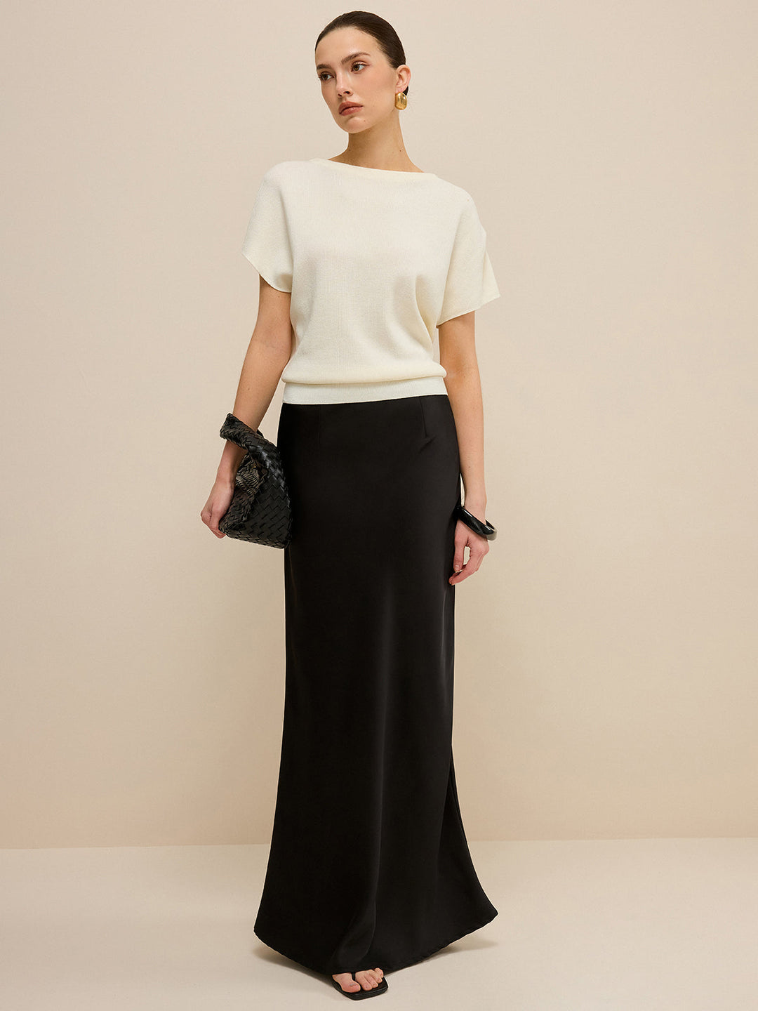 Elasticized Hem Knit Top  Liora Lane Boutique Knit Tops