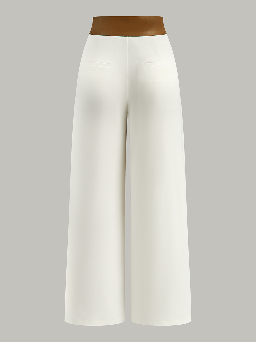 Faux Leather 2-Tone Waist Wide-Leg Pants  Liora Lane Boutique Pants
