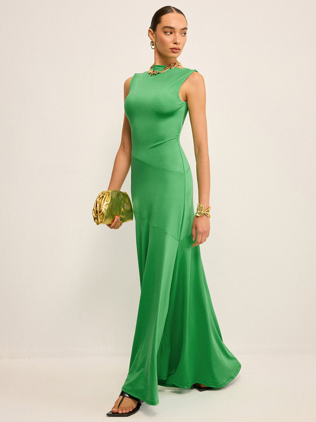 Sleeveless Backless Maxi Dress  Liora Lane Boutique Dresses