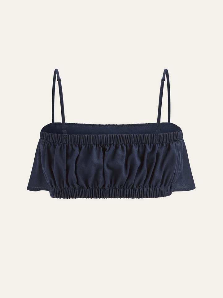 Ruffled Cami Top and Wide-Leg Pants Set  Liora Lane Boutique Pant Sets