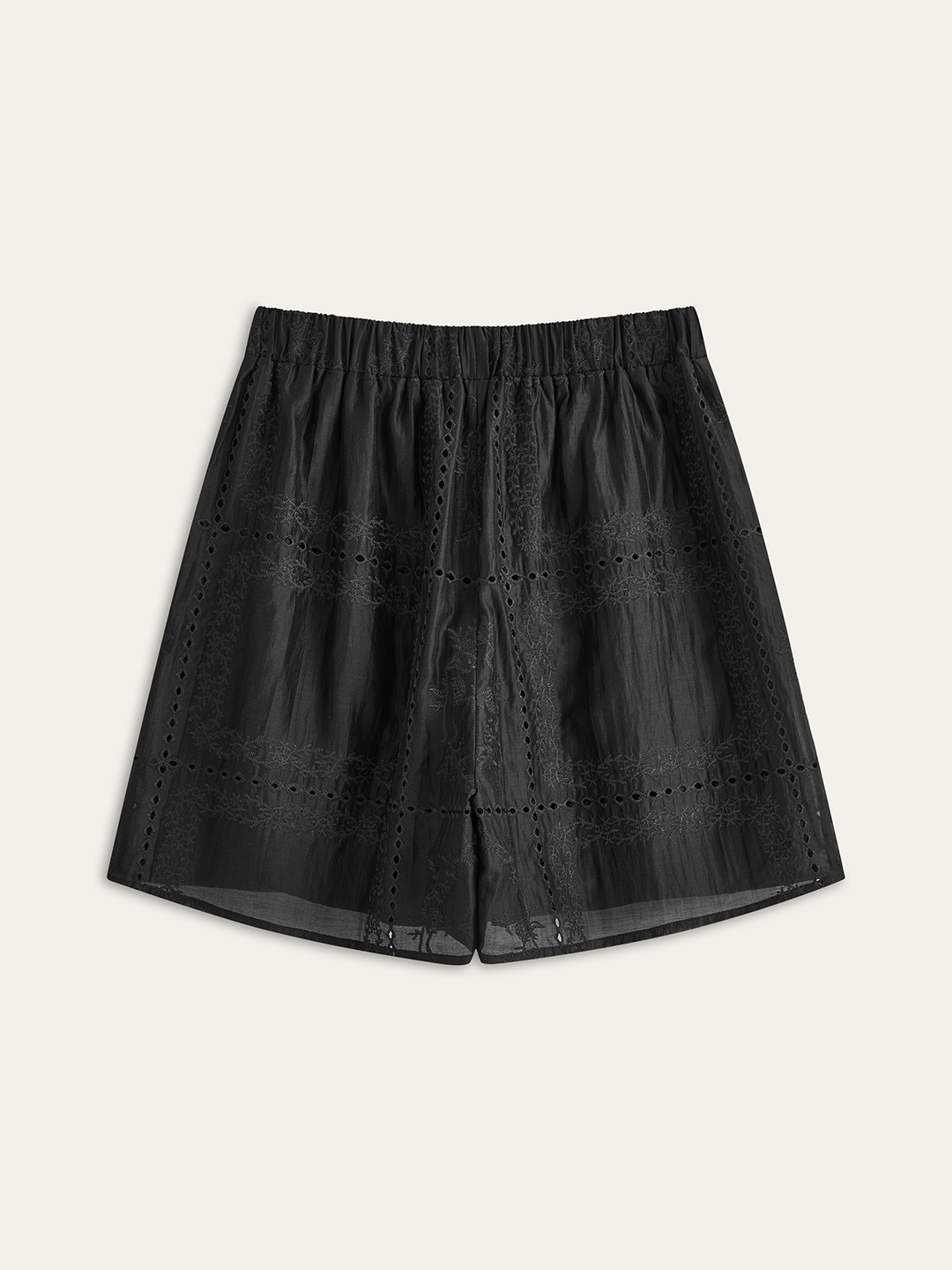 Embroidery Detail Long Sleeve Shorts Set  Liora Lane Boutique Short Sets