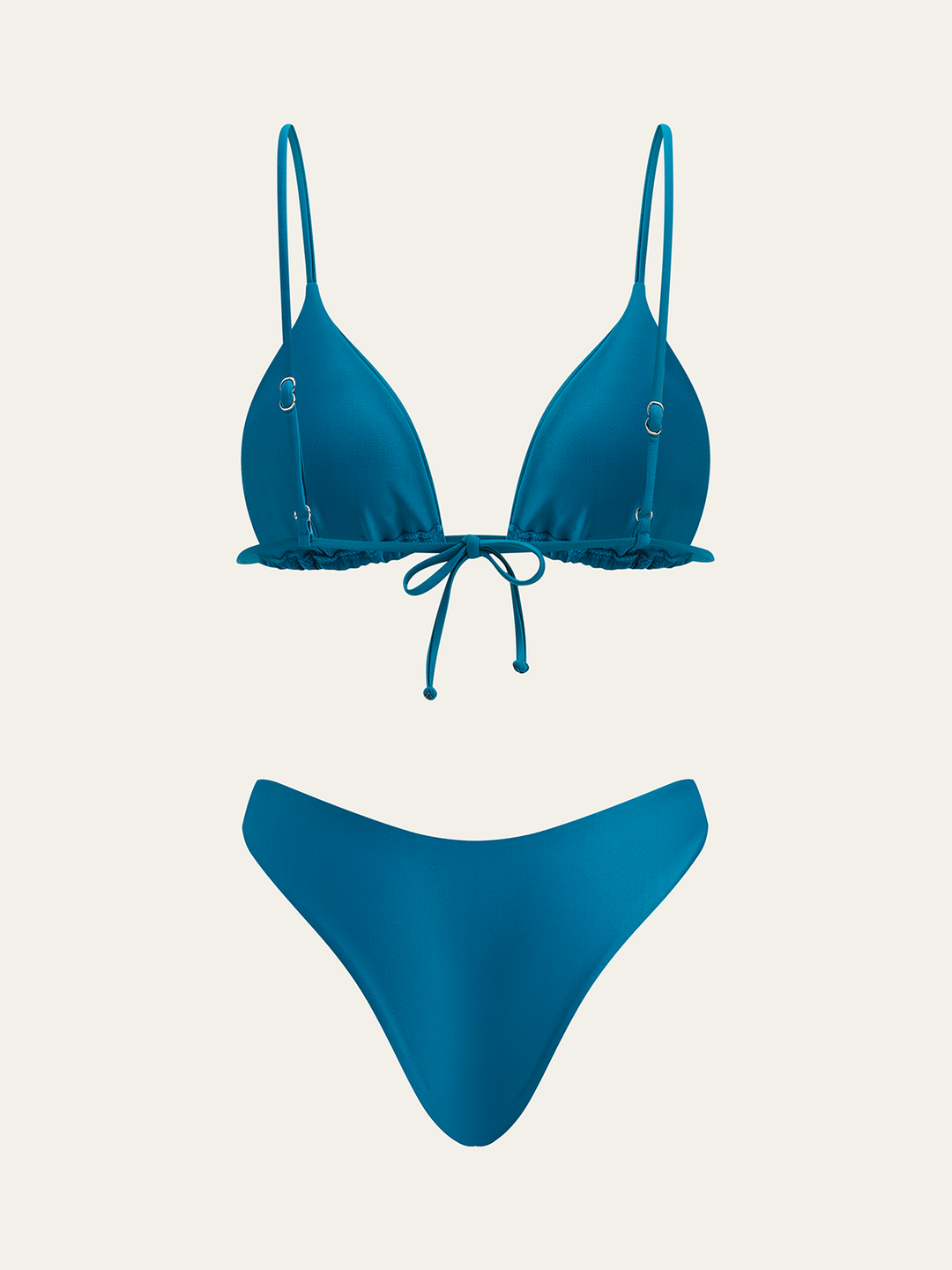 Triangle Top and Two Bottom Style Bikini Set  Liora Lane Boutique Bikini Sets