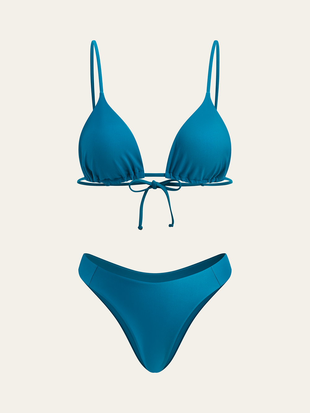 Triangle Top and Two Bottom Style Bikini Set  Liora Lane Boutique Bikini Sets