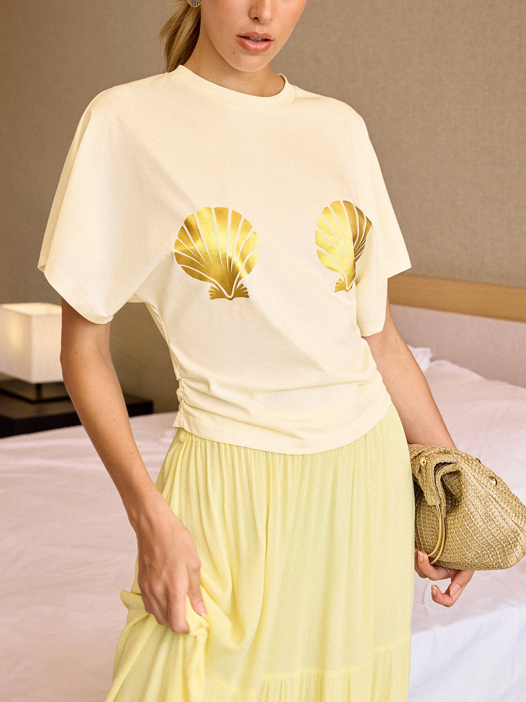 Shell Print T-Shirt  Liora Lane Boutique T-Shirts