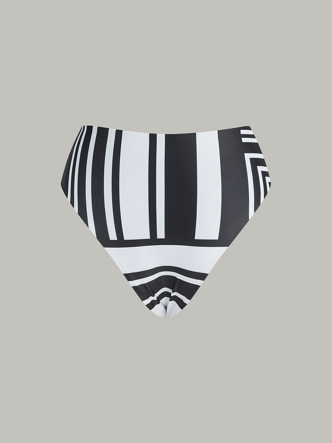 Geometric Print High-Waisted Bikini Bottom  Liora Lane Boutique Bikini Bottoms