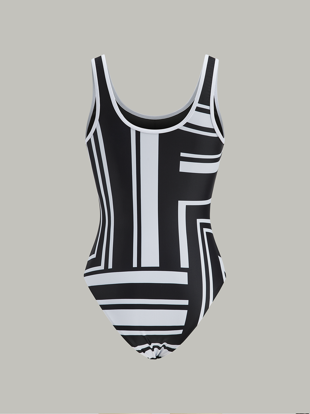 Geometric Print One-Piece Swimsuit  Liora Lane Boutique One-Pieces