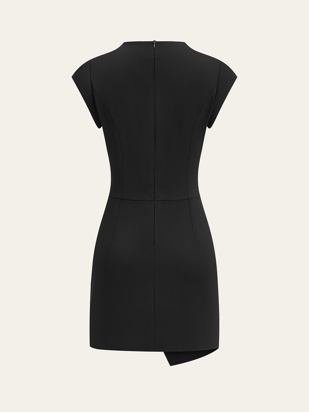 Mock Neck Mini Dress with Metal Buckle Detail  Liora Lane Boutique Dresses