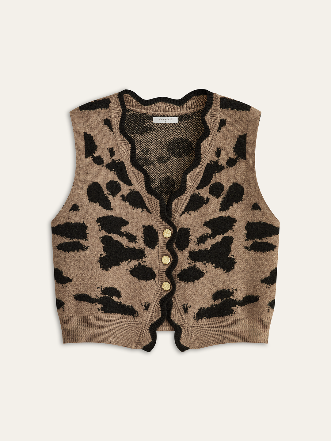 Leopard Print Cardigan  Liora Lane Boutique Cardigans Brown / XL 32.00