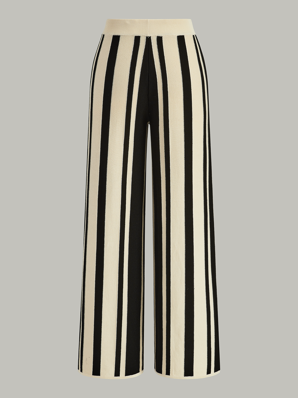 Striped Knit High-Waist Pants  Liora Lane Boutique Pants