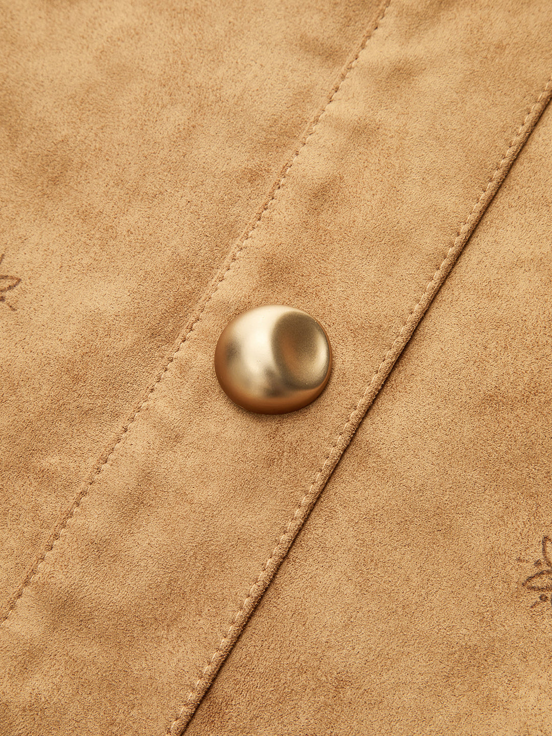 Print Suede Button Mini Skirt  Liora Lane Boutique Skirts