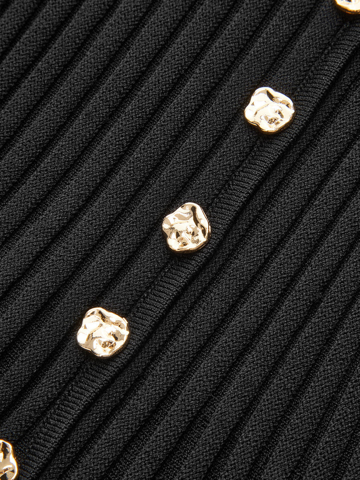 Mesh Panel Ribbed Knit Top  Liora Lane Boutique Knit Tops