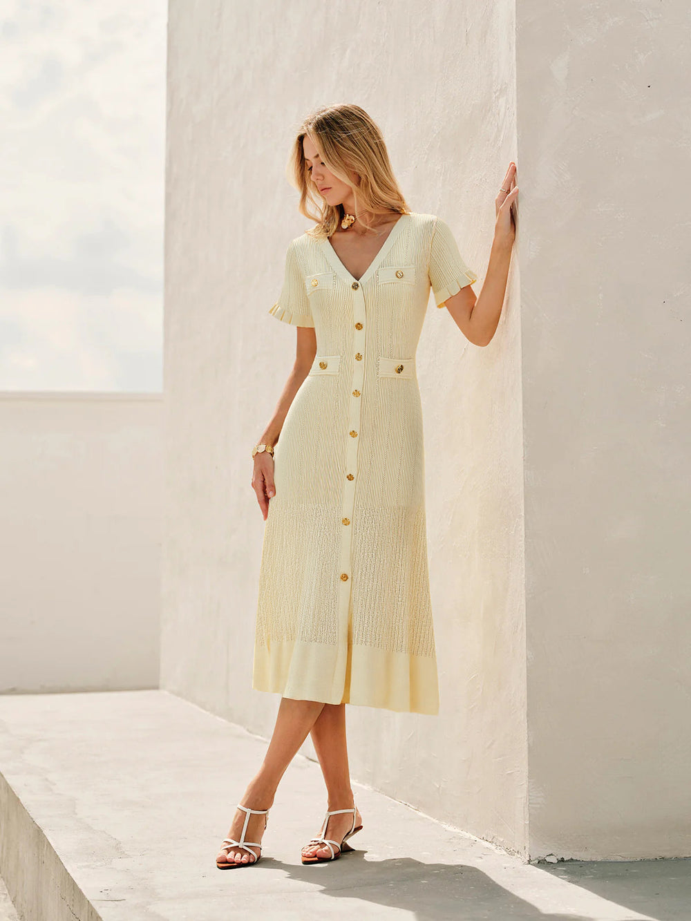 Knit Cardigan Midi Dress  Liora Lane Boutique Sweater Dresses
