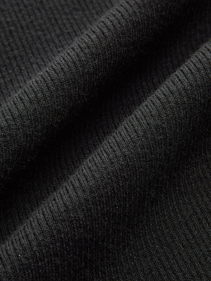 Bow Ribbed Flared Cuff Sweater  Liora Lane Boutique Sweaters