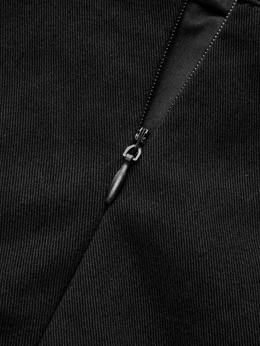 Metal Detail Asymmetric Hem Mini Skirt  Liora Lane Boutique Skirts