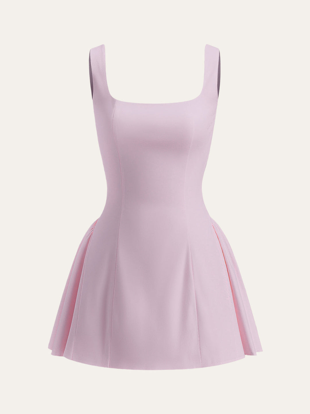 Polka Dot Lace-Up Back Dress  Liora Lane Boutique Dresses Pink / XL 38.00