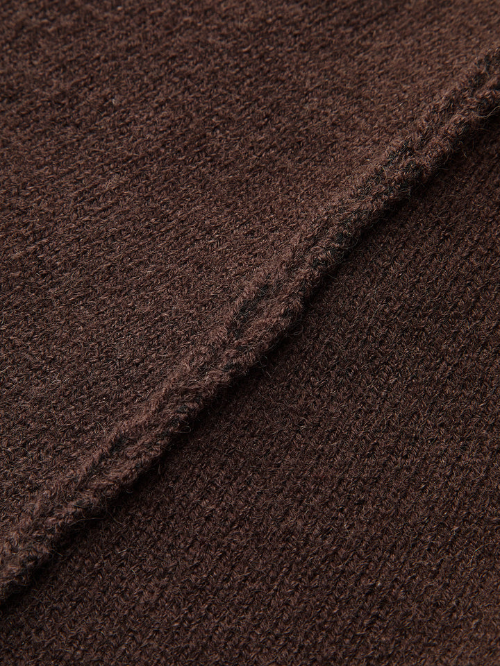 Lamb Sleeve Metal Button Knit Top and Skirt Set  Liora Lane Boutique Sweater Co-ords