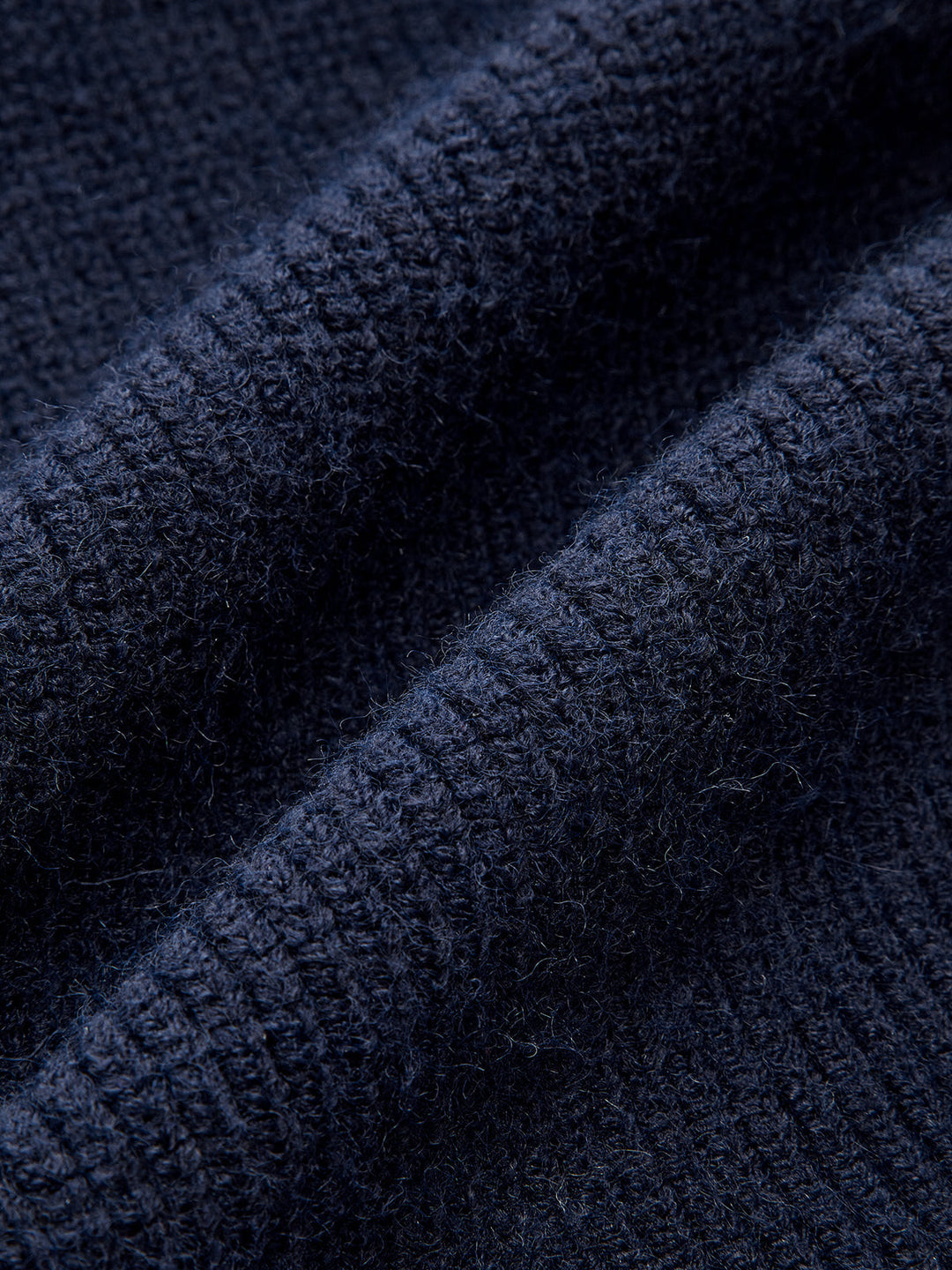 Denim Panel Asymmetric V-Neck Knit Top  Liora Lane Boutique Knit Tops