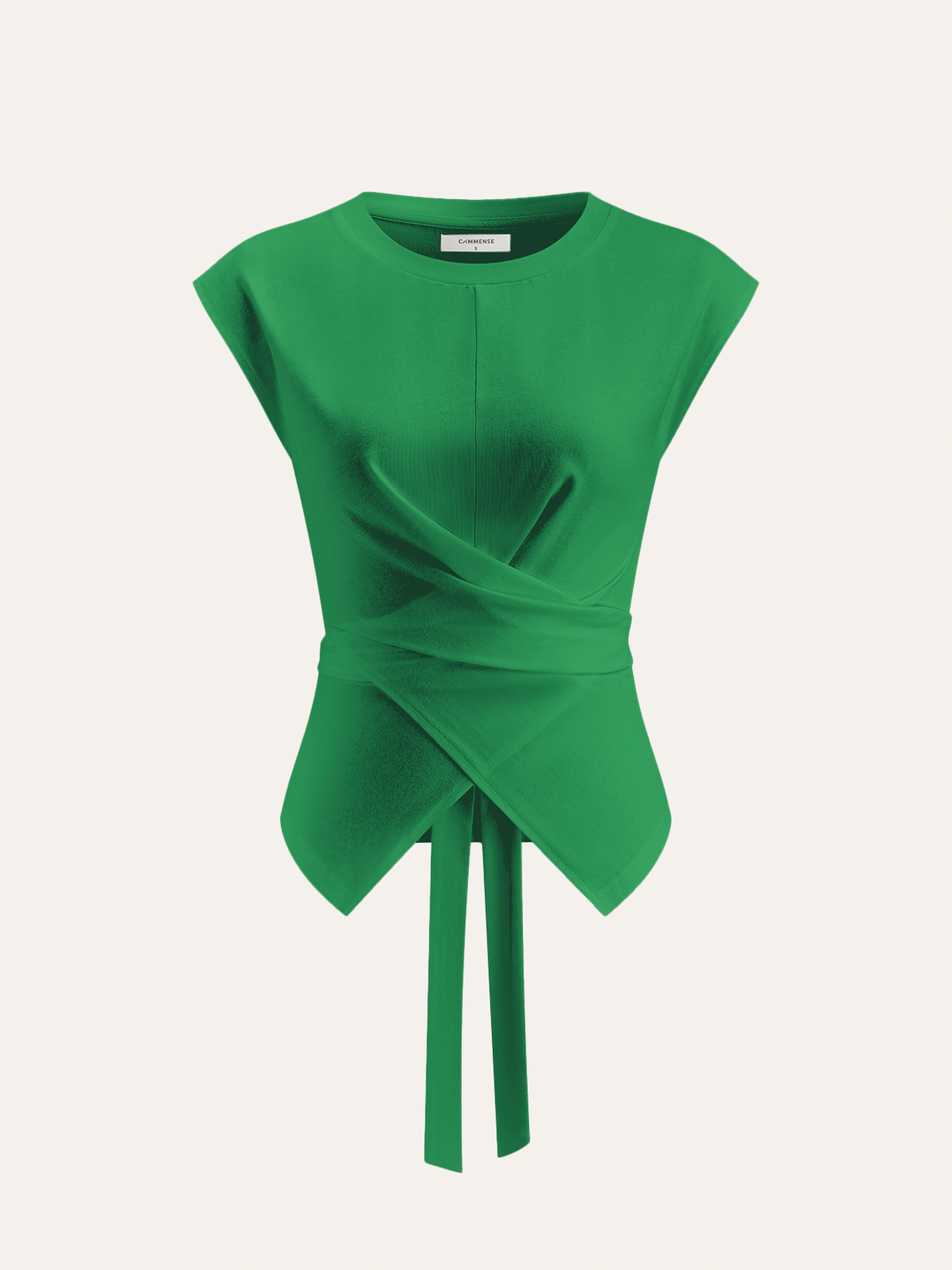 Wrap-Front Tie-Back Top  Liora Lane Boutique T-Shirts Green / XL 28.00