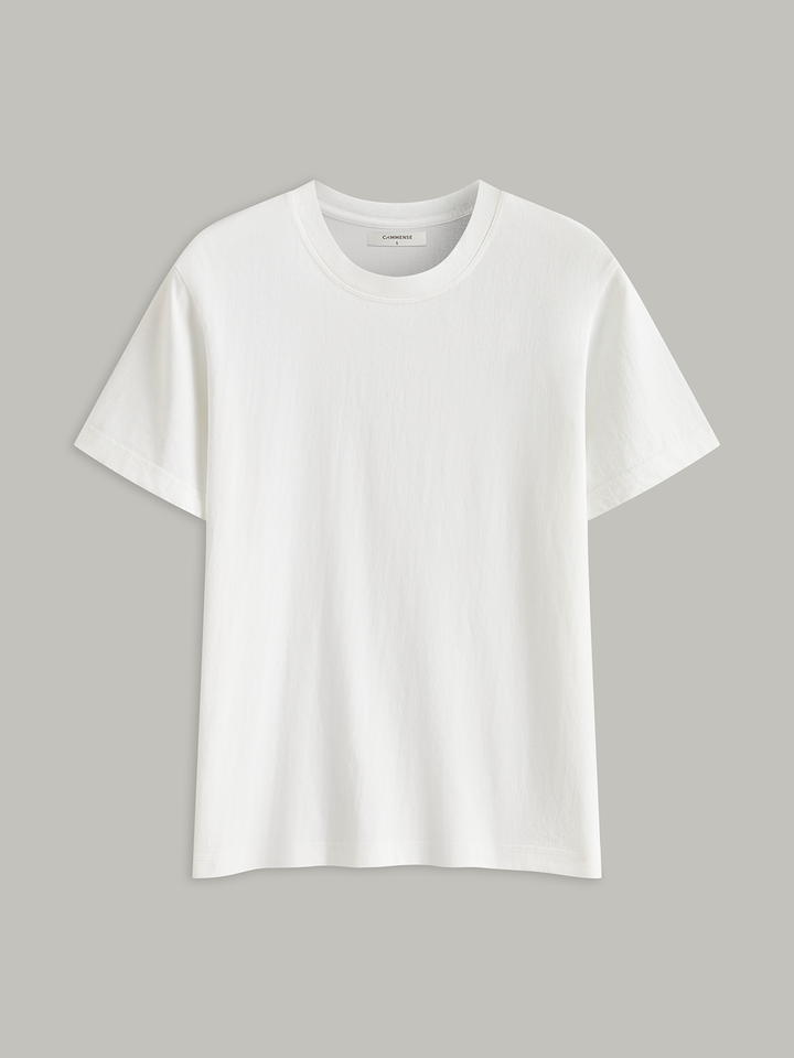 Water-Repellent Cotton Crew Neck T-Shirt  Liora Lane Boutique T-Shirts