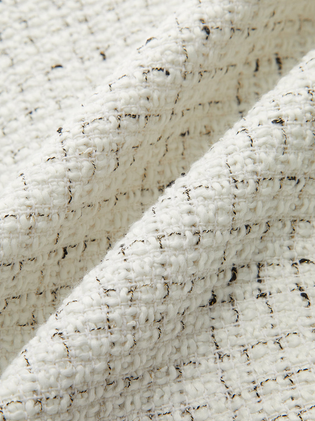 Metal Button Pleated Tweed Mini Skirt  Liora Lane Boutique Skirts