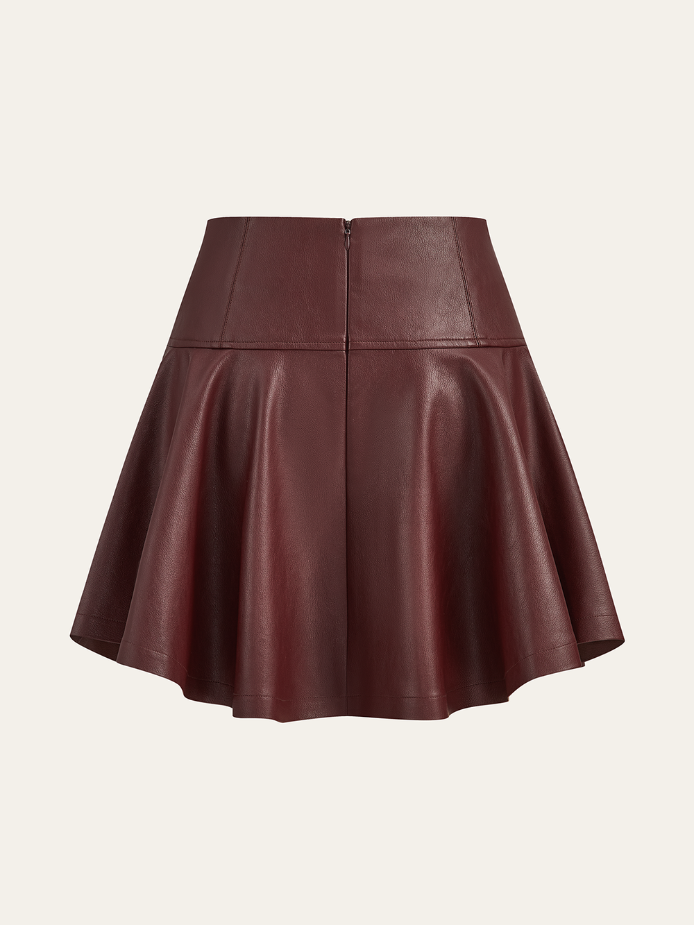 PU High-Waisted Flared Mini Skirt  Liora Lane Boutique Skirts