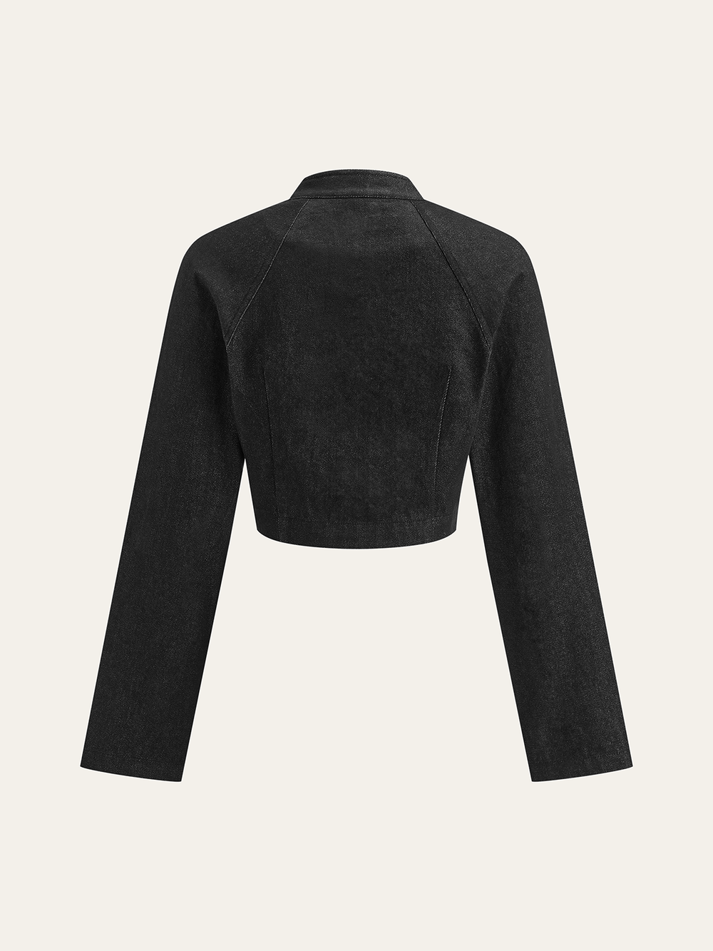 Metal Detail Cropped Denim Jacket  Liora Lane Boutique Denim Jackets & Coats