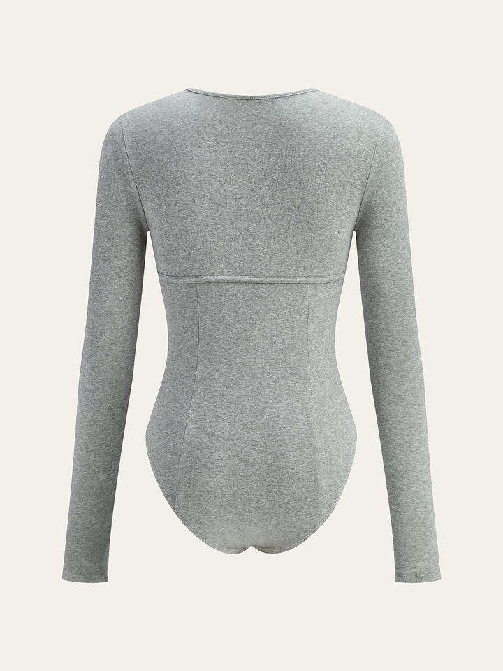 Long Sleeve Contour Bodysuit  Liora Lane Boutique Bodysuits