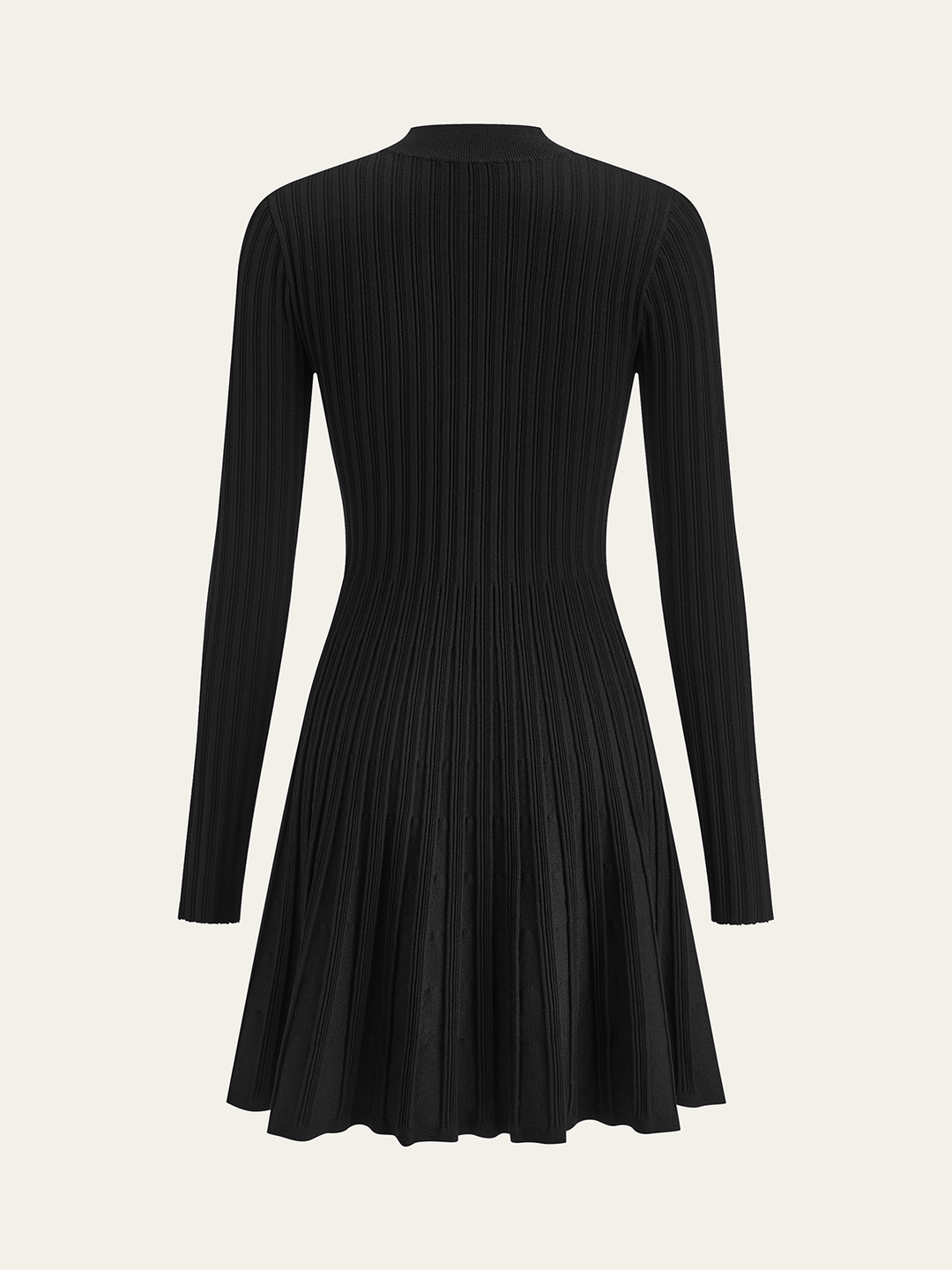 Mock Neck Flared Sweater Dress  Liora Lane Boutique Sweater Dresses