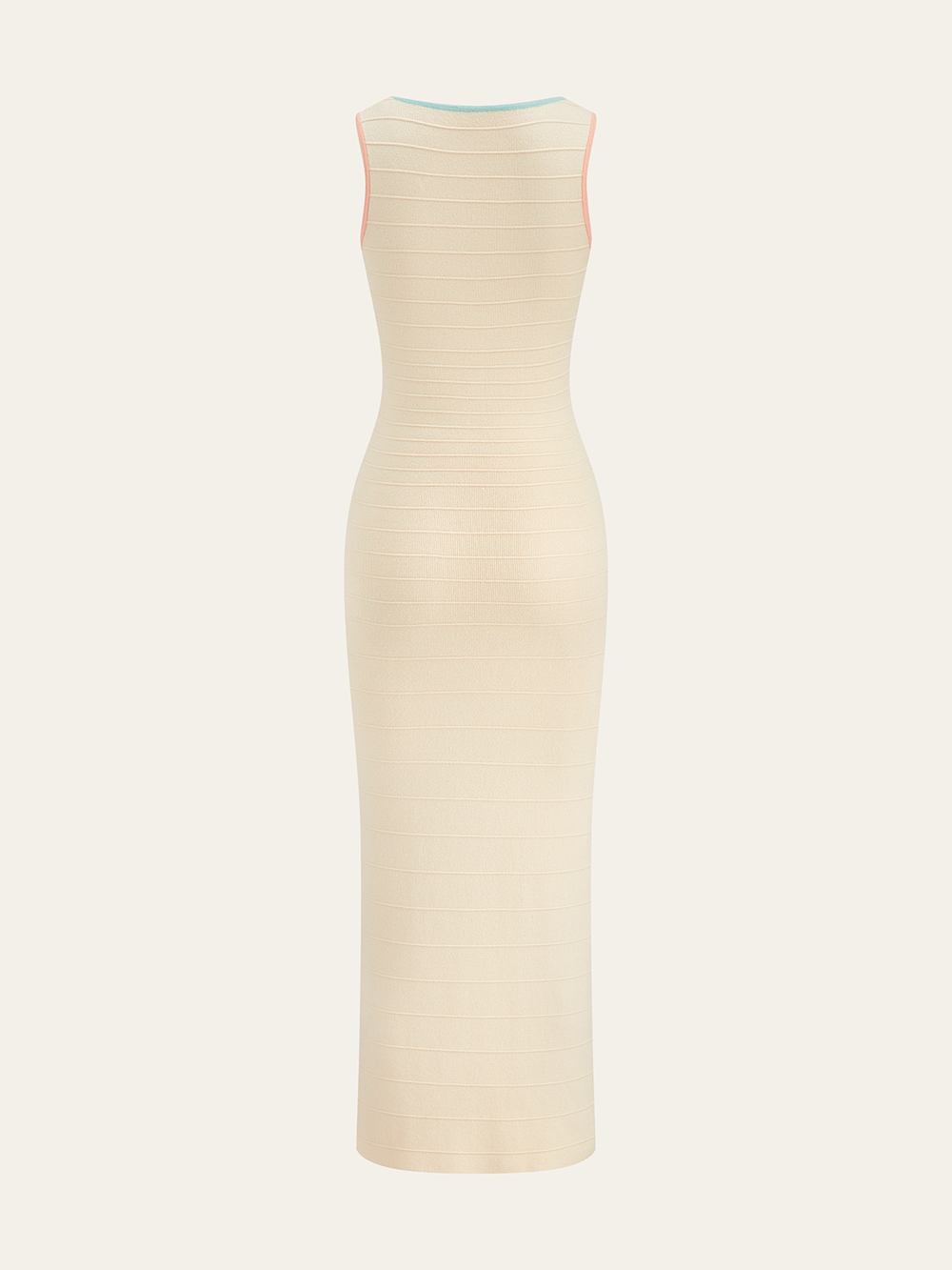 Color-Block Knit Midi Dress with Decor Button  Liora Lane Boutique Sweater Dresses