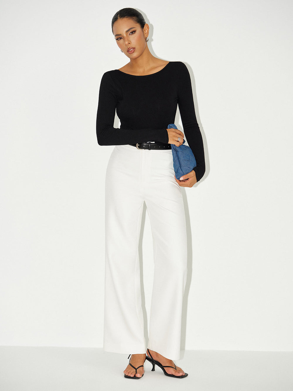 Bra-Free Long Sleeve Backless Bodysuit  Liora Lane Boutique Bodysuits