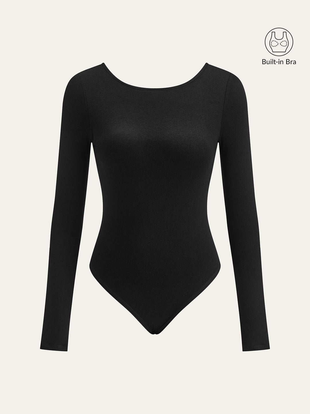 Bra-Free Long Sleeve Backless Bodysuit  Liora Lane Boutique Bodysuits