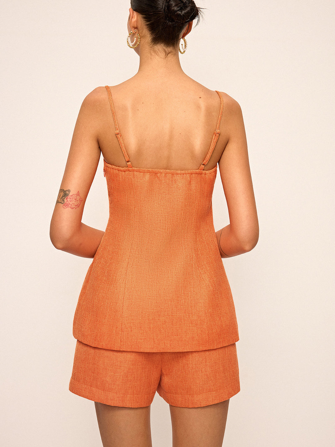Cut-Out Cami Top and Shorts Set  Liora Lane Boutique Short Sets