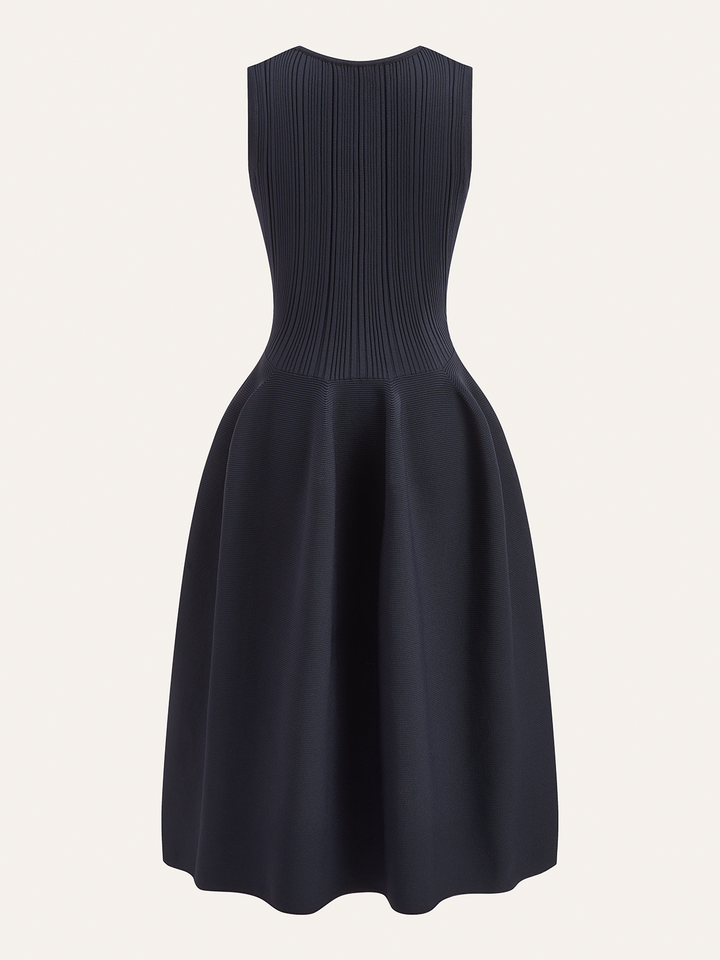 Ribbed Knit Flare Sweater Dress  Liora Lane Boutique Sweater Dresses
