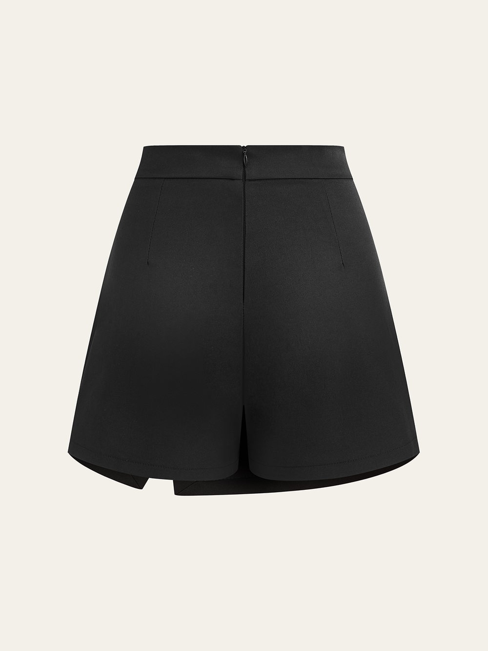 Asymmetrical Skort with Metal Decor  Liora Lane Boutique Skirts