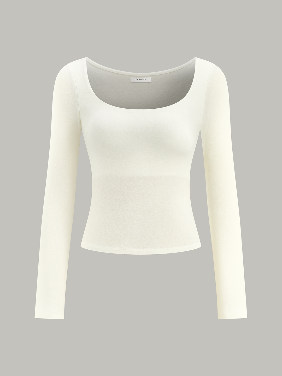 Bra-Free Slim Fit Low Neck Long Sleeve Top  Liora Lane Boutique T-Shirts
