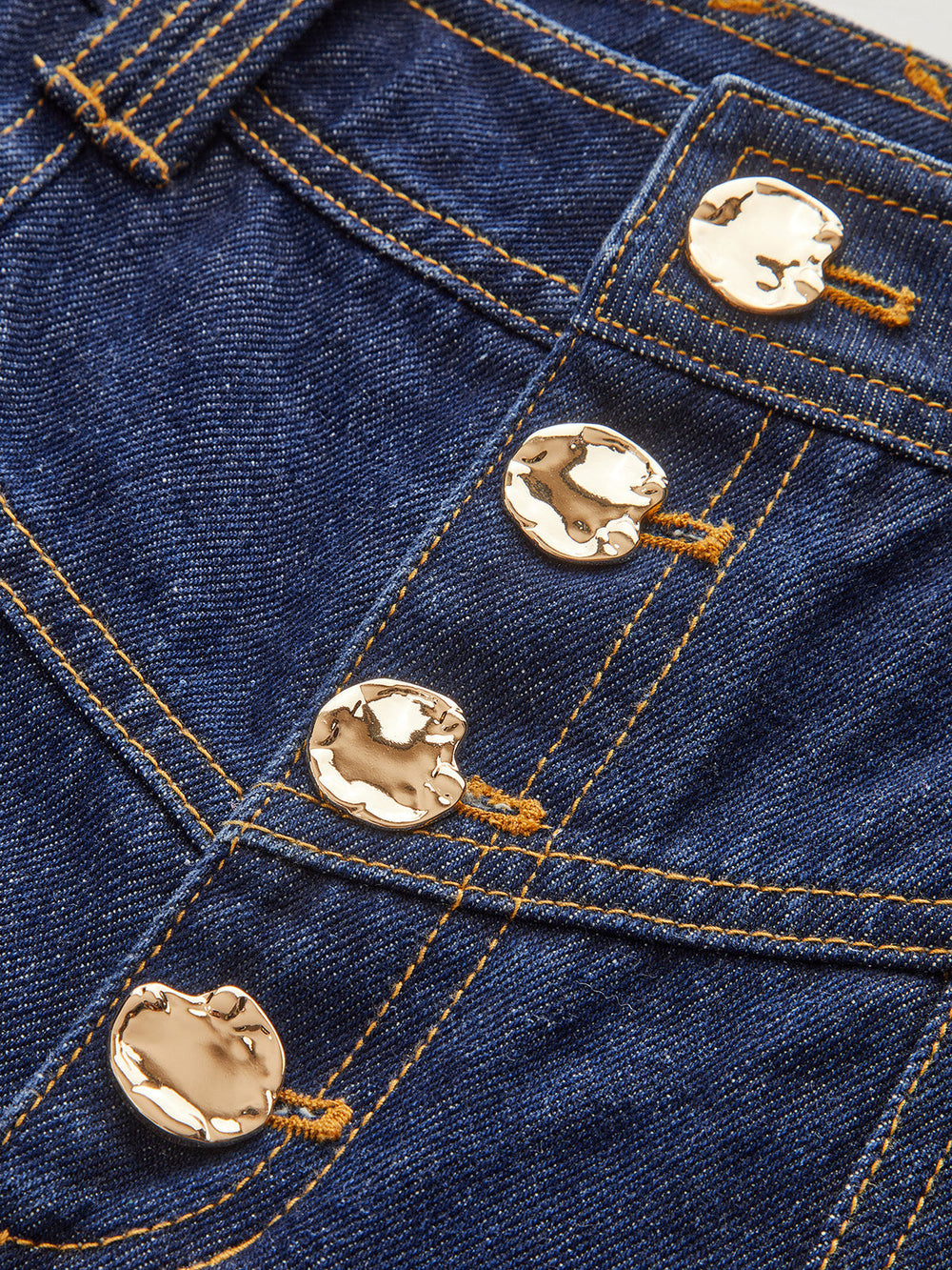 Mid-Waist Wide-Leg Button Front Jeans  Liora Lane Boutique Jeans