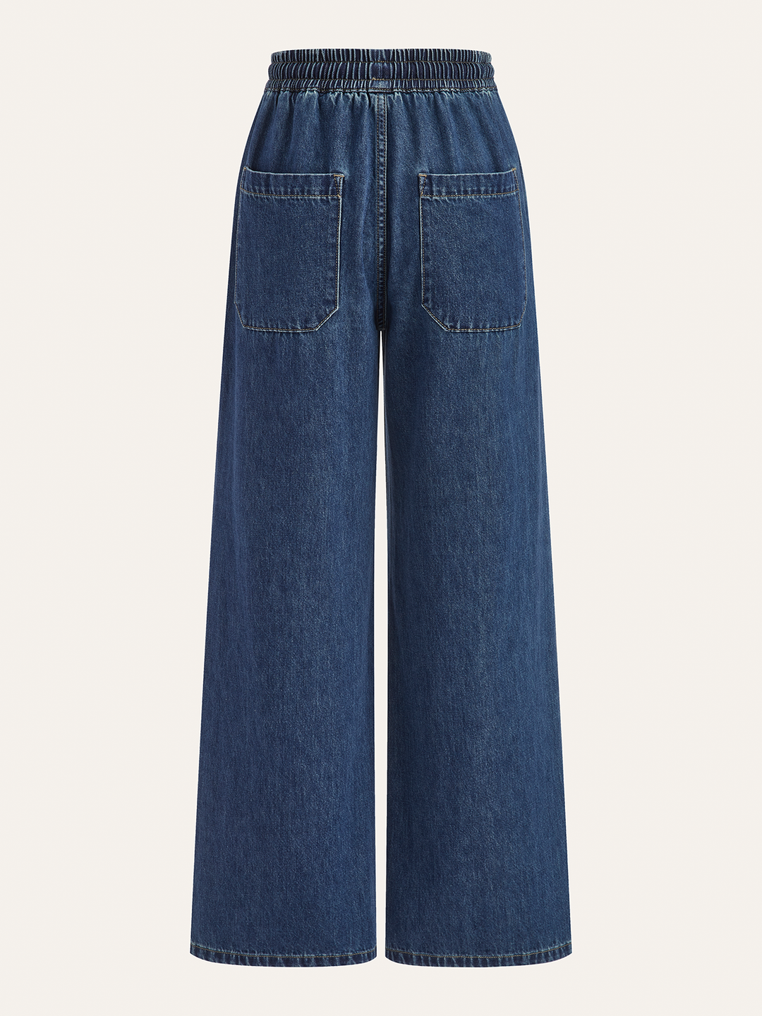 Denim Drawstring Waist Wide-Leg Pants  Liora Lane Boutique Jeans