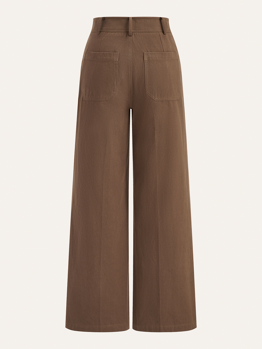 Cotton Mid-Waist Wide-Leg Pants  Liora Lane Boutique Pants