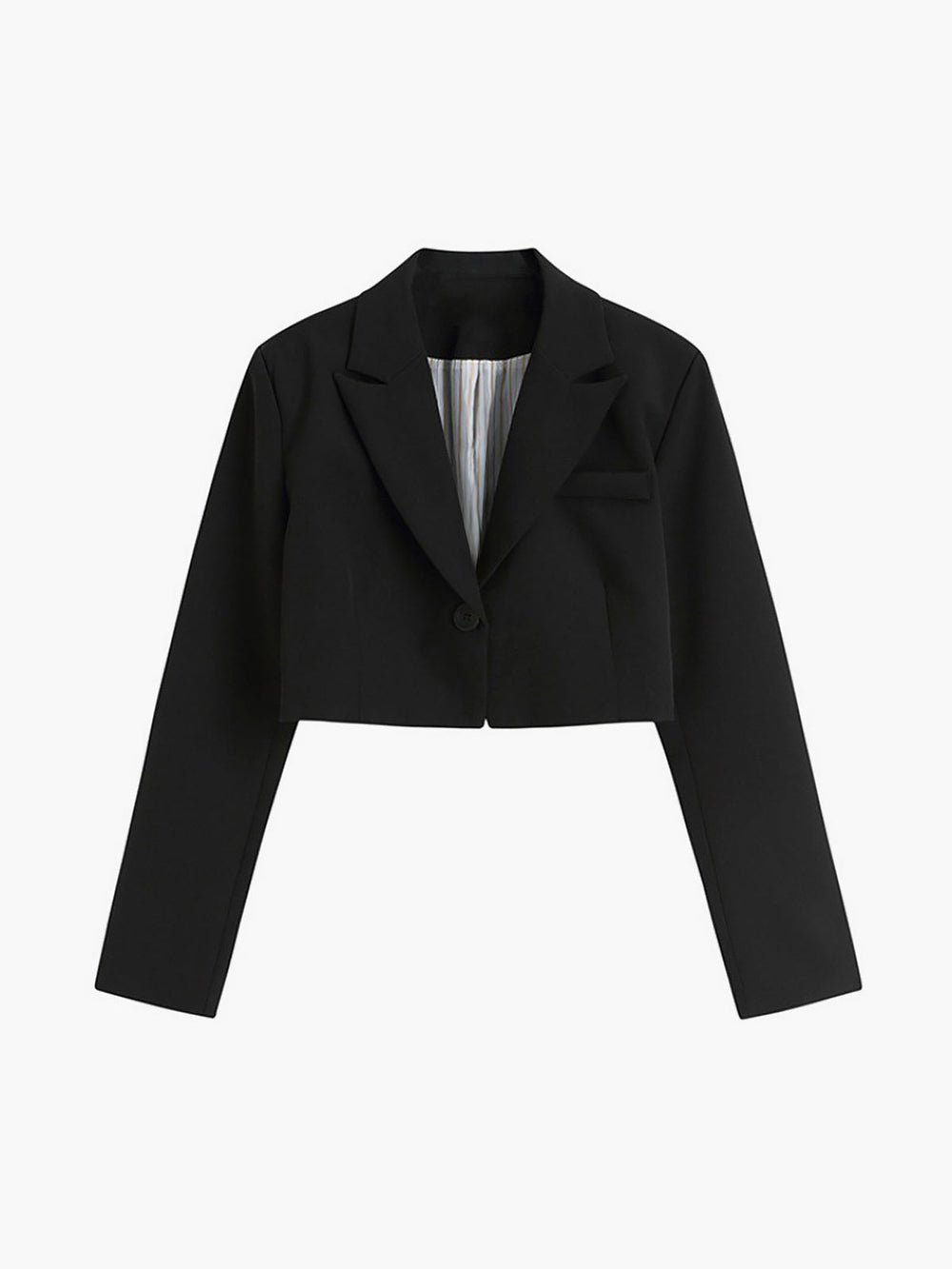 Mind My Business Crop Blazer  Liora Lane Boutique Blazers