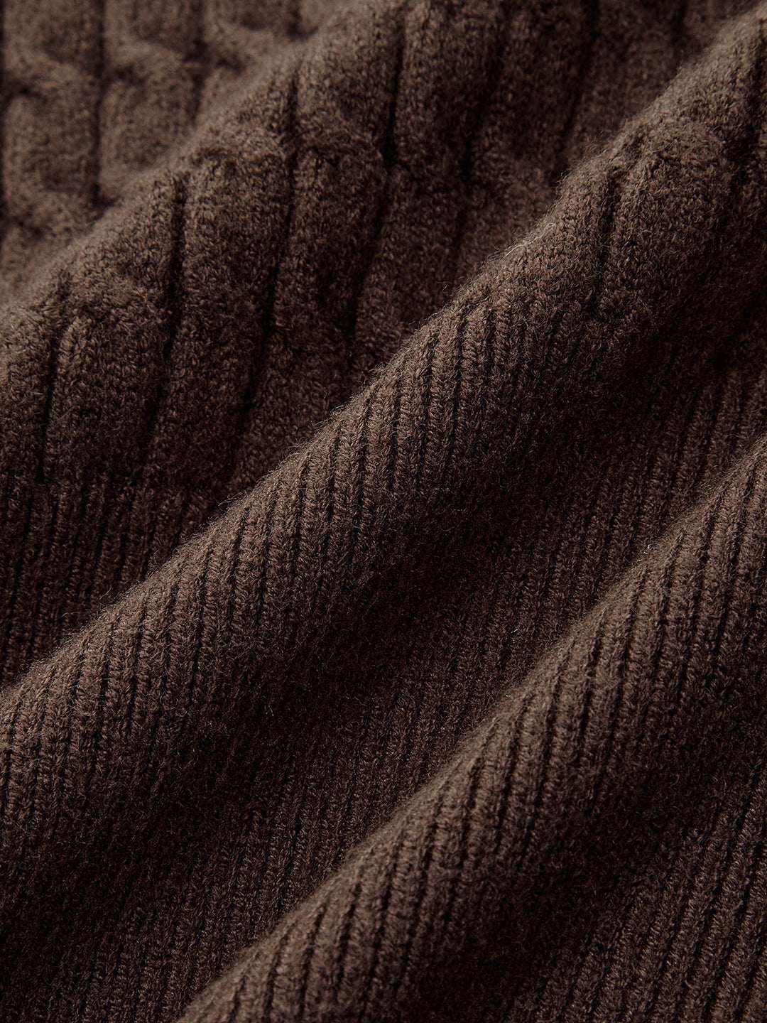 Metal Button V-Neck Cable Knit Outerwear  Liora Lane Boutique Knit Outerwear