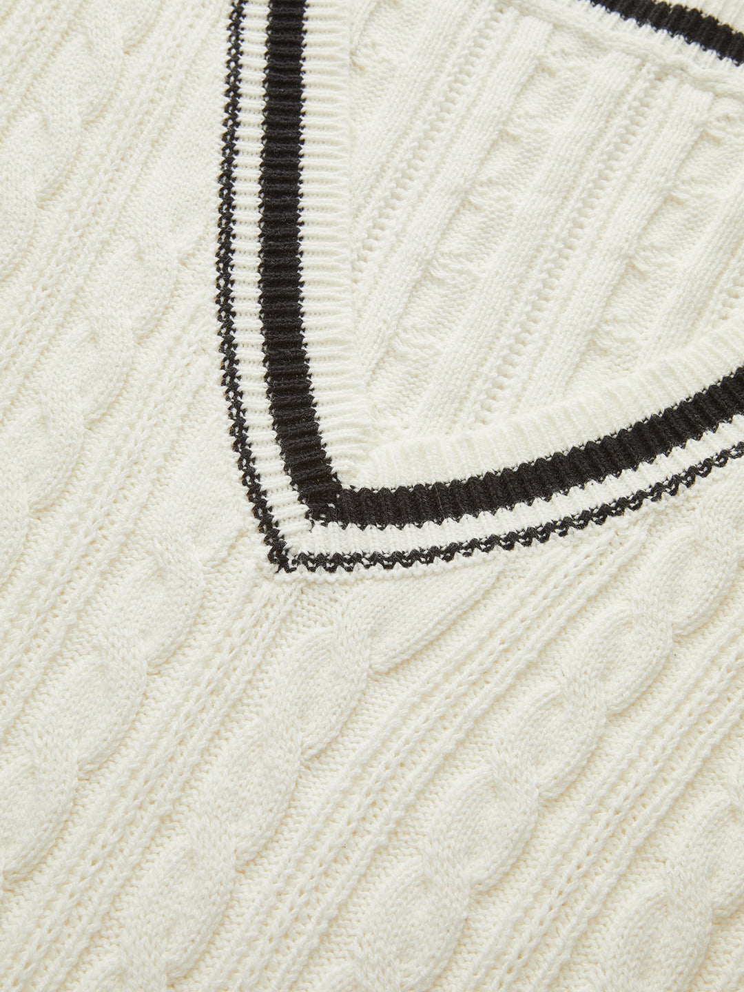 Cable-Knit Stripped Sweater  Liora Lane Boutique Sweaters