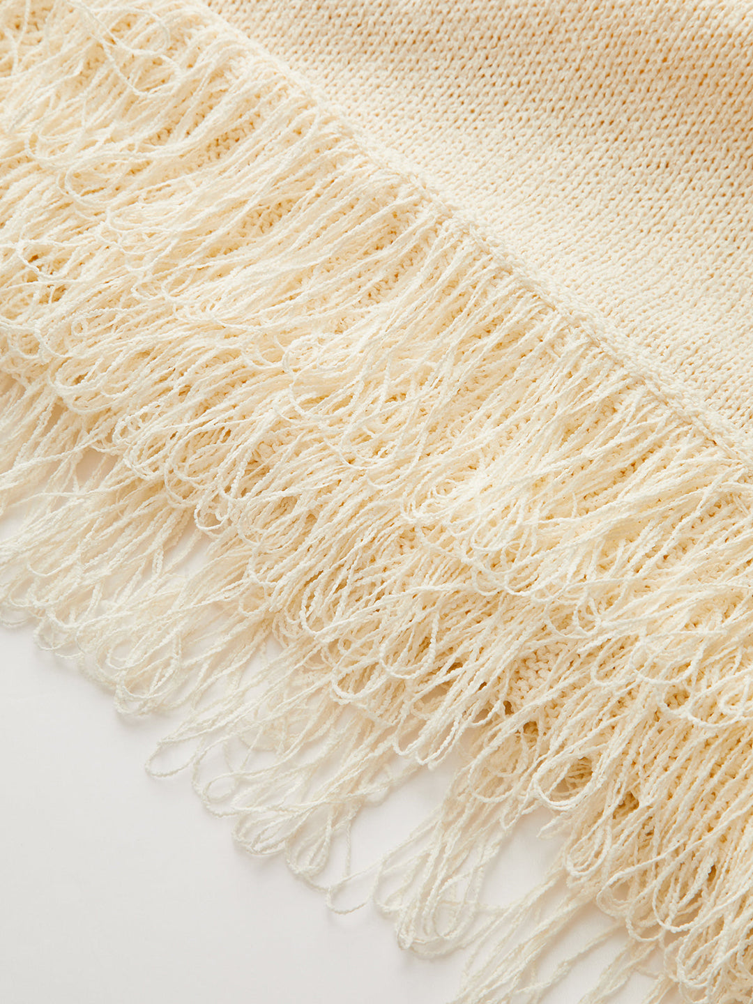 Braided Rope Strap Fringe Hem Sweater Dress  Liora Lane Boutique Sweater Dresses