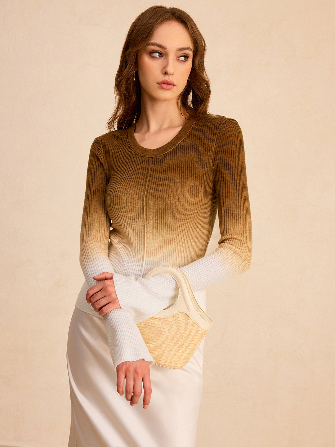 Ombre Slim Knit Top  Liora Lane Boutique Sweaters