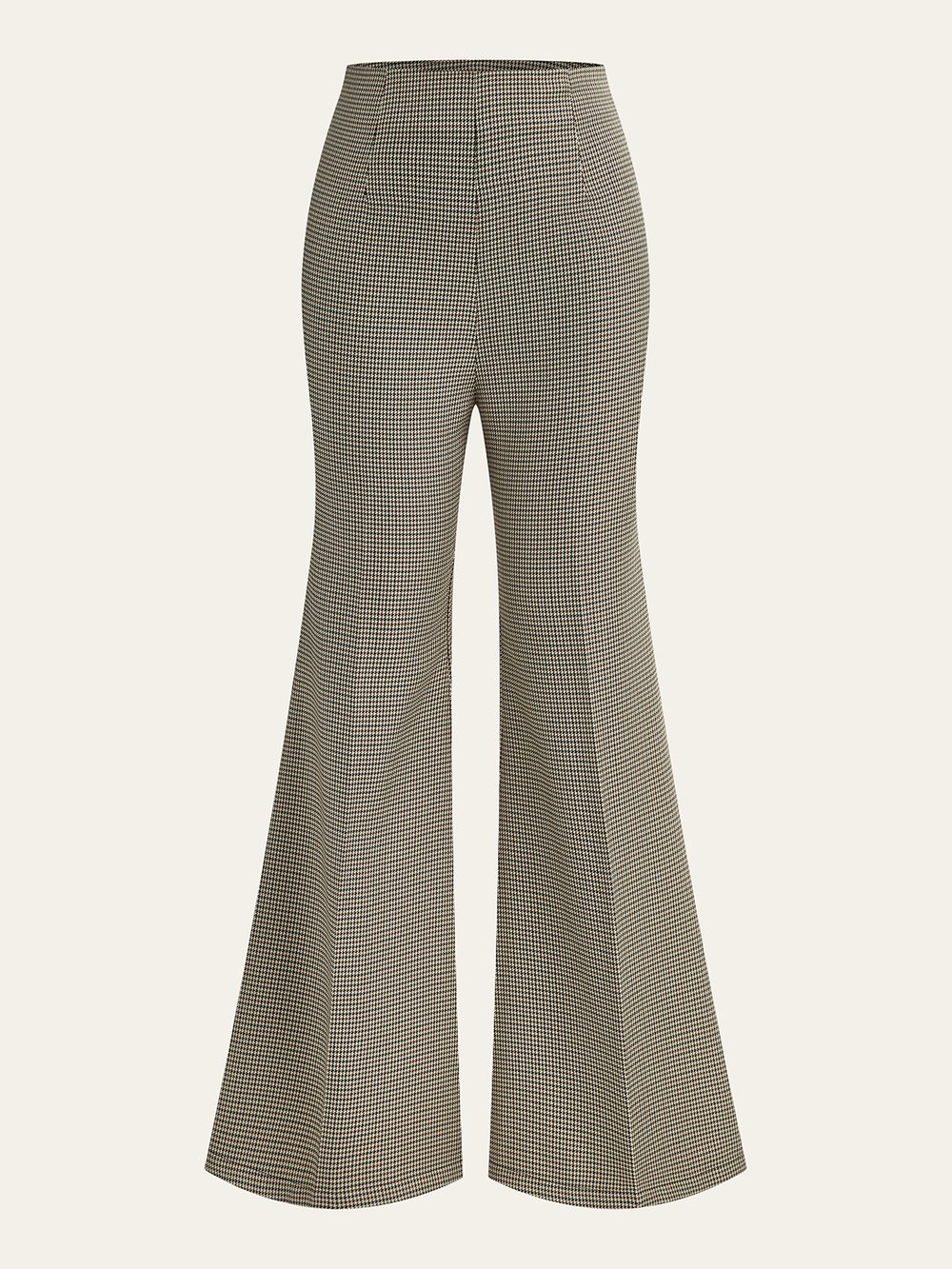 High-Waisted Houndstooth Flare Pants  Liora Lane Boutique Pants